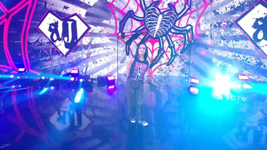 AJ Lee no Monday Night RAW
