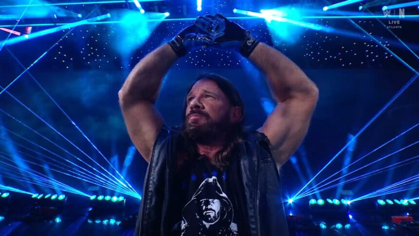 AJ Styles no RAW