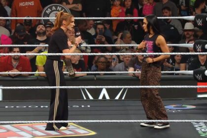 Becky Lynch e AJ Lee no RAW