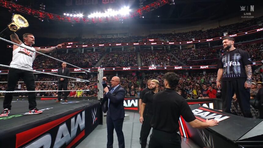 CM Punk e Finn Bálor no RAW