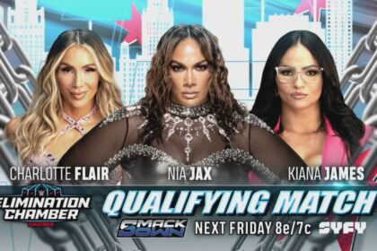 Charlotte Flair, Nia Jax e Kiana James se enfrentam no SmackDown do dia 20 de fevereiro de 2026