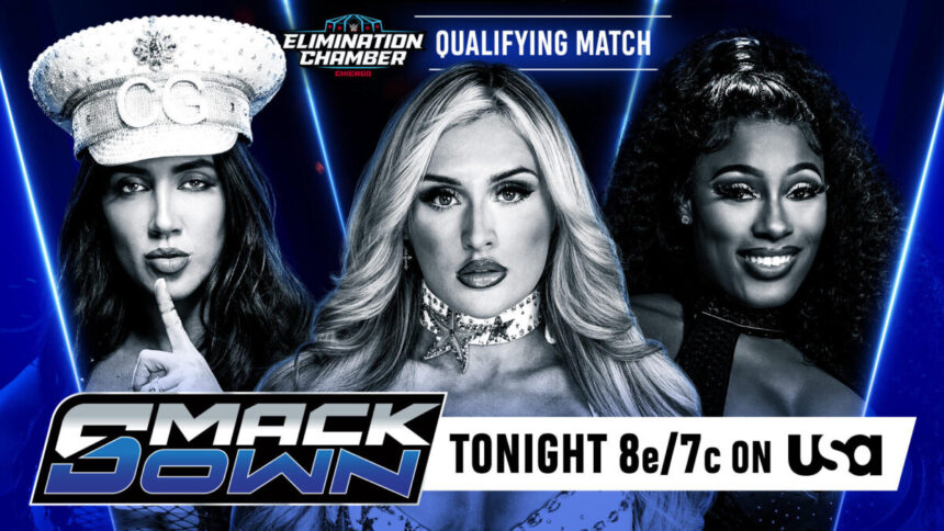 Tiffany Stratton, Chelsea Green e Lash Legend se enfrentam no SmackDown de 6 de fevereiro de 2026