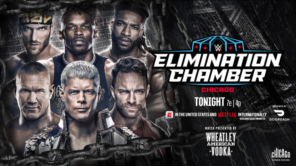Randy Orton, Cody Rhodes, LA Knight, Je'Von Evans, Trick Williams e Logan Paul se enfrentarão no Elimination Chamber 2026
