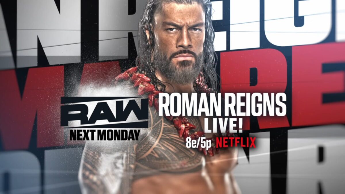 Roman Reigns aparecerá no RAW do dia 16 de março de 2026