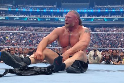 Brock Lesnar dá indícios de aposentadoria na WrestleMania 42