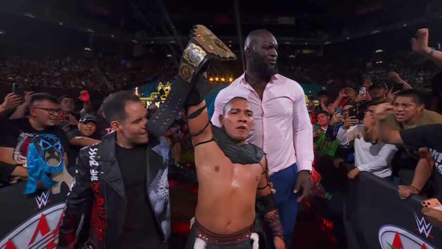 El Hijo de Vikingo durante o AAA Noche de los Grandes 2026