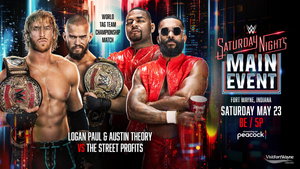 The Vision defenderá o World Tag Team Championship contra Street Profits no Saturday Night's Main Event
