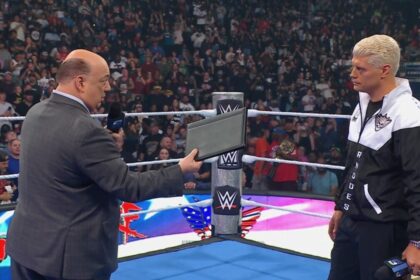 Paul Heyman e Cody Rhodes no SmackDown