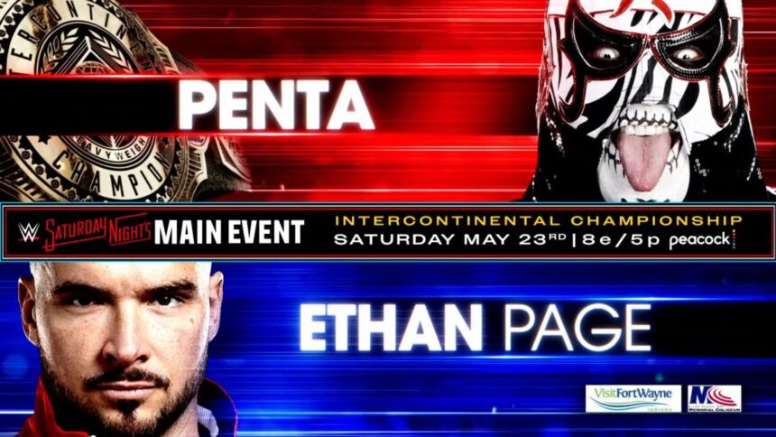 Penta enfrentará Ethan Page no Saturday Night's Main Event
