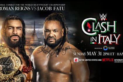 Roman Reigns enfrentará Jacob Fatu no Clash in Italy 2026