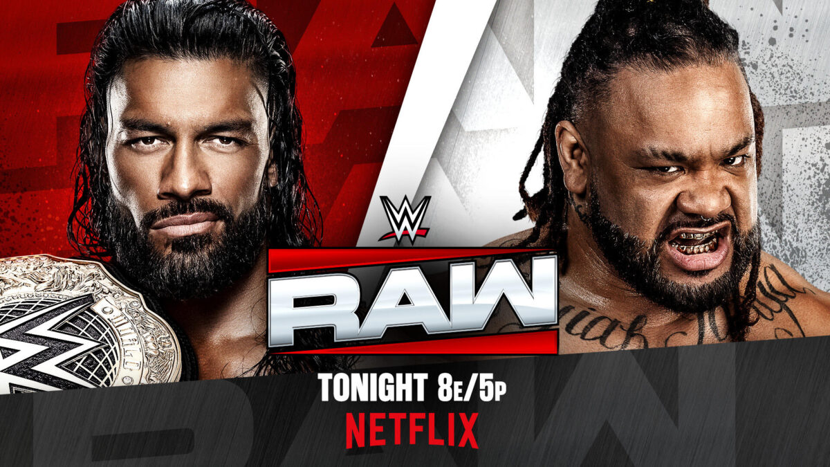Roman Reigns e Jacob Fatu Monday Night RAW