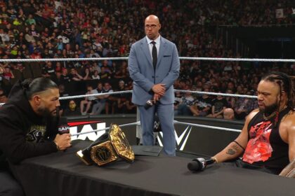Roman Reigns e Jacob Fatu estiveram presentes no RAW de 4 de maio de 2026