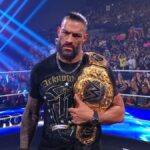 Roman Reigns durante participação na WWE