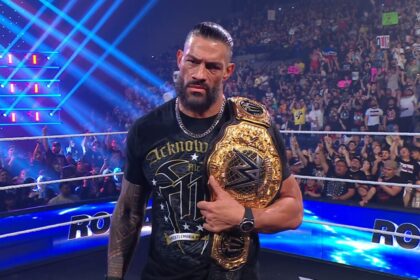 Roman Reigns durante participação na WWE