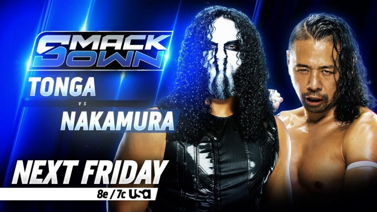 Talla Tonga enfrentará Shinsuke Nakamura no SmackDown