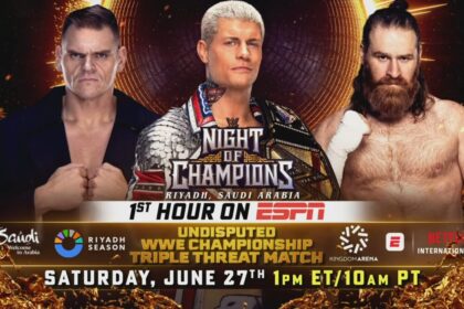Cody Rhodes enfrentará Gunther e Sami Zayn no Night of Champions