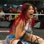 IYO Sky após vencer no RAW