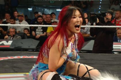 IYO Sky após vencer no RAW