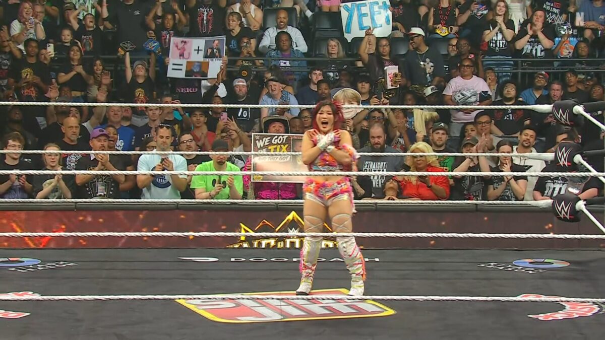 IYO Sky ao vencer no RAW