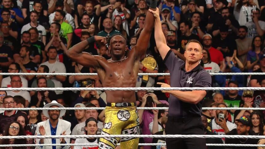 Je'Von Evans no RAW