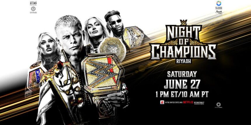 Night of Champions 2026 acontece em 27 de junho
