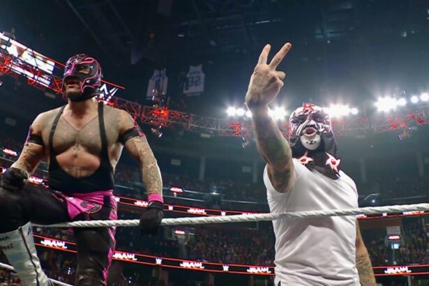 Penta e Rey Mysterio no RAW