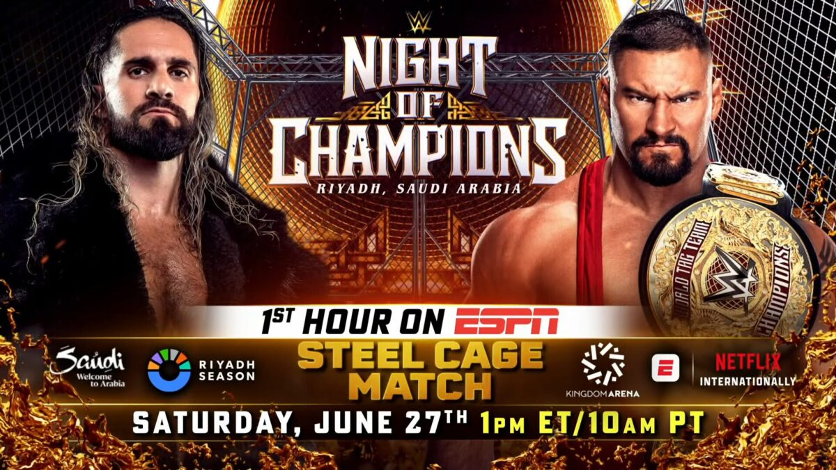 Seth Rollins enfrentará Bron Breakker no Night of Champions