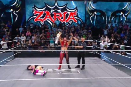 Zaria com o NXT Women’s North American Championship