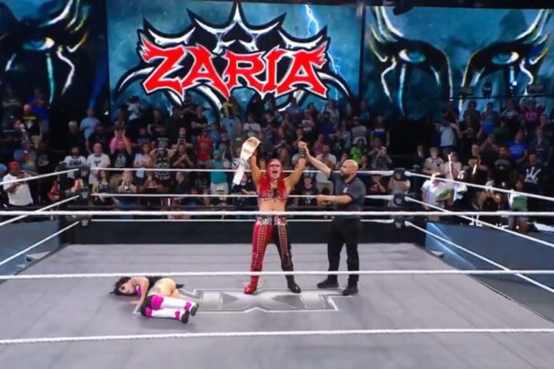 Zaria com o NXT Women’s North American Championship
