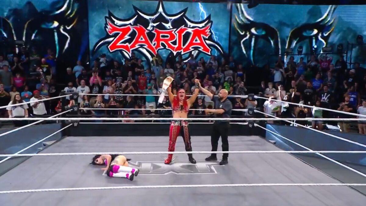 Zaria com o NXT Women’s North American Championship