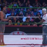 Andrea Bazarte e Rey Mysterio na Lucha Libre AAA