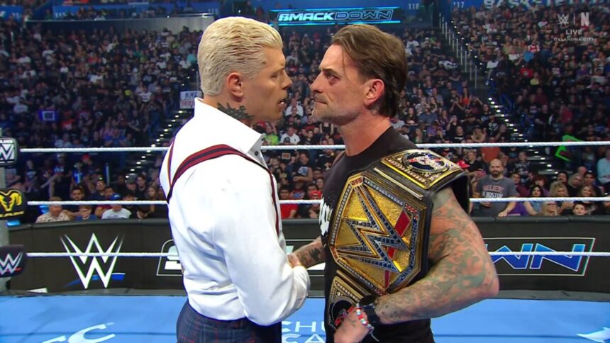 Cody Rhodes e CM Punk no SmackDown