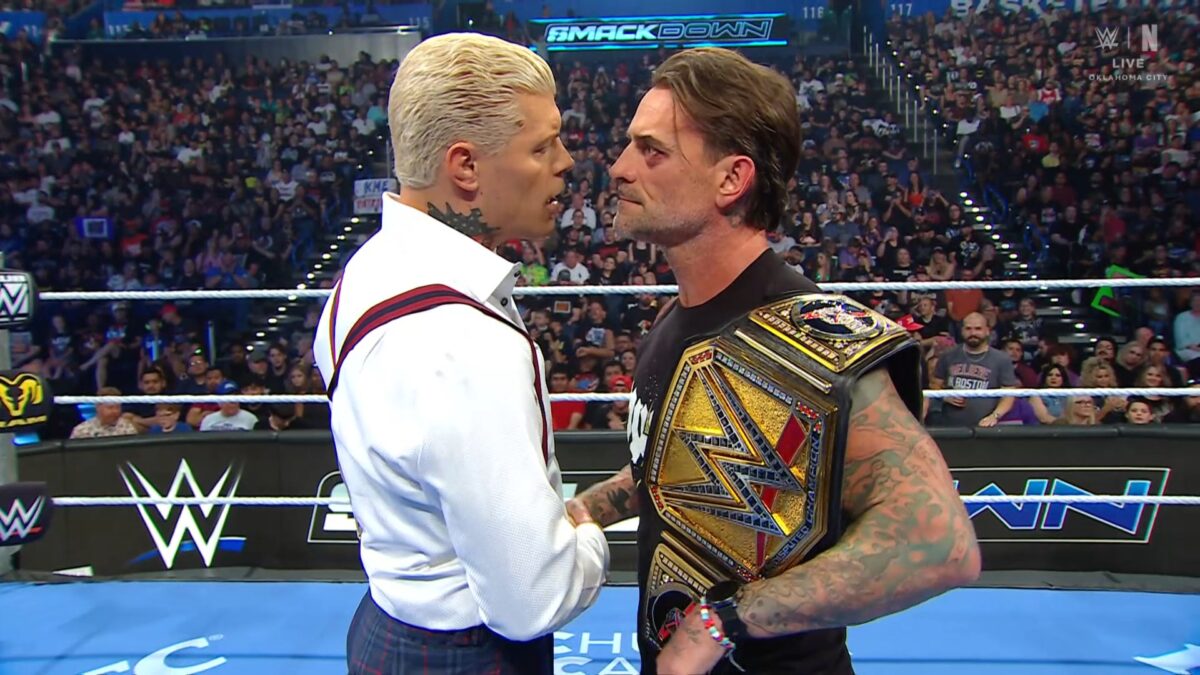 Cody Rhodes e CM Punk no SmackDown