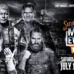 CM Punk, Cody Rhodes, Gunther e Sami Zayn em arte promocional do SNME