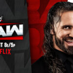 Arte promocional de Seth Rollins no RAW